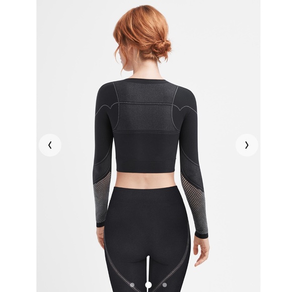 BNWT Wolford Zen Crop Longsleeve - Picture 2 of 8
